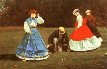 Winslow Homer : The Croquet Game